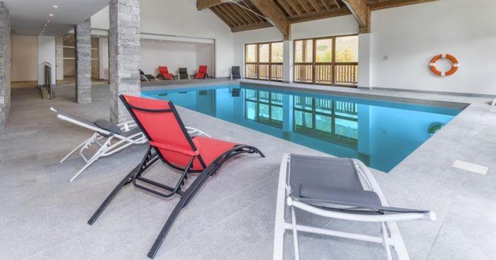 Appt Le Hameau Des Rennes 4 Etoiles Pieds Des Pistes Piscine Interieure Exterieure Vars (Hautes-Alpes) Exterior foto