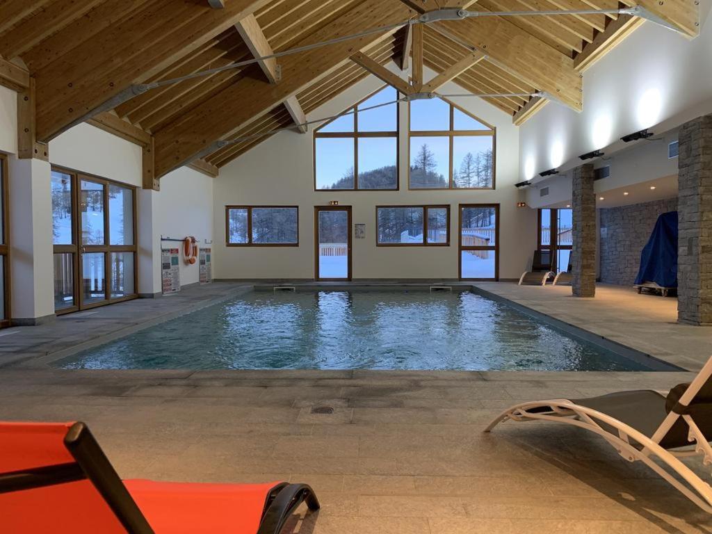 Appt Le Hameau Des Rennes 4 Etoiles Pieds Des Pistes Piscine Interieure Exterieure Vars (Hautes-Alpes) Exterior foto